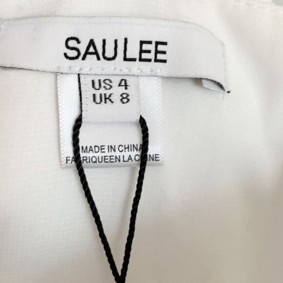 BHLDN Sau Lee Selena Lace Midi Dress White NWT Size 4 - Picture 9 of 13